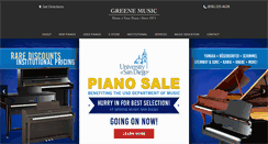 Desktop Screenshot of greenemusic.com